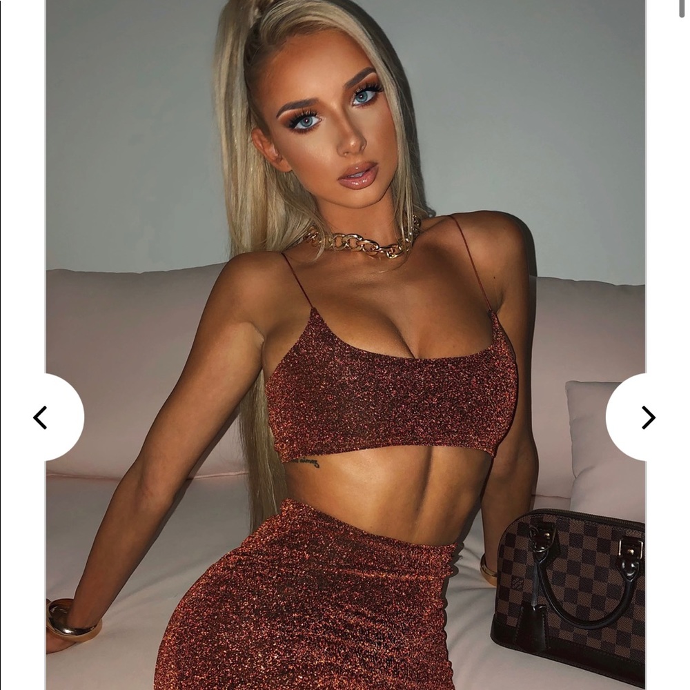 Babyboo Sparkle Crop (Bronze)